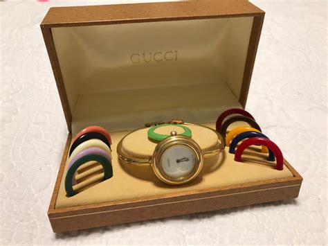 gucci watch strap vintage|gucci interchangeable watch straps.